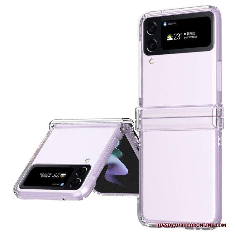 Folio Cover Samsung Galaxy Z Flip 4 Custodia in pelle Opaco Classico