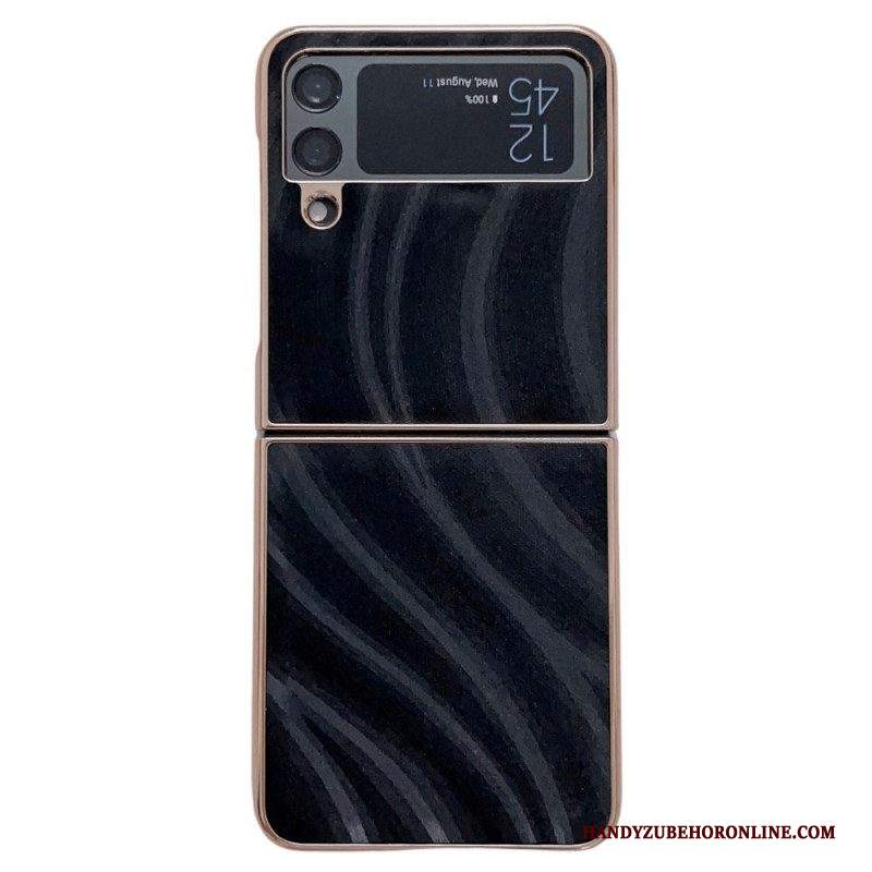 Folio Cover Samsung Galaxy Z Flip 4 Custodia in pelle Serie Via Lattea