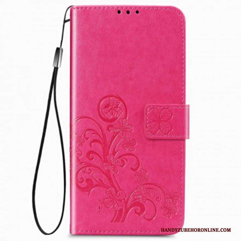 Folio Cover Samsung Galaxy Z Fold 3 5G Fiori Design Con Cordino