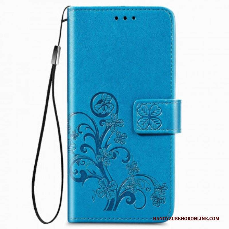 Folio Cover Samsung Galaxy Z Fold 3 5G Fiori Design Con Cordino