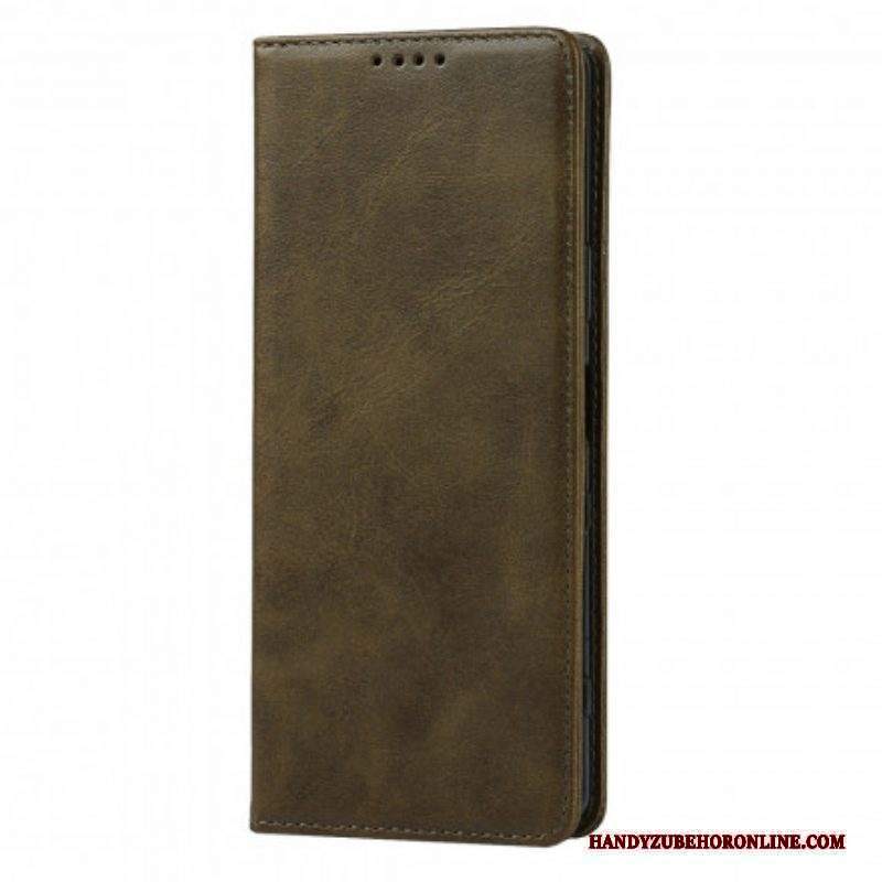 Folio Cover Sony Xperia 1 III Custodia in pelle Classico In Vera Pelle