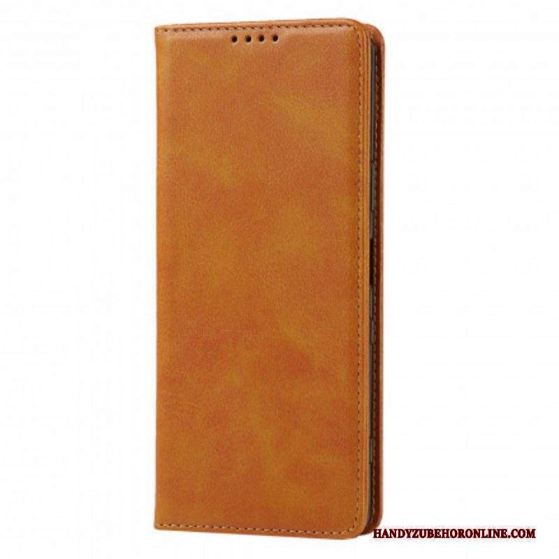 Folio Cover Sony Xperia 1 III Custodia in pelle Classico In Vera Pelle