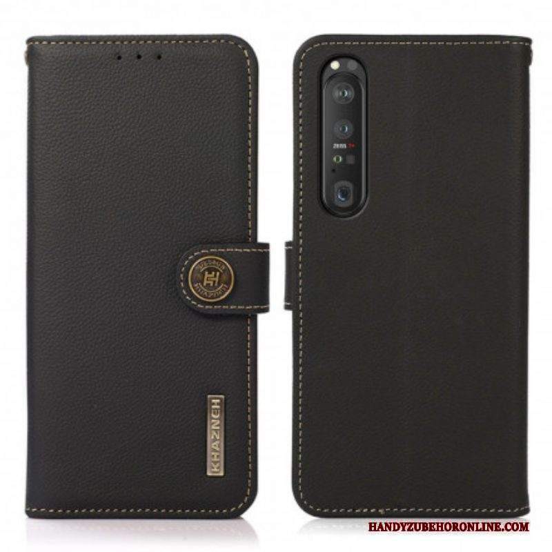 Folio Cover Sony Xperia 1 III Similpelle Khazneh Rfid