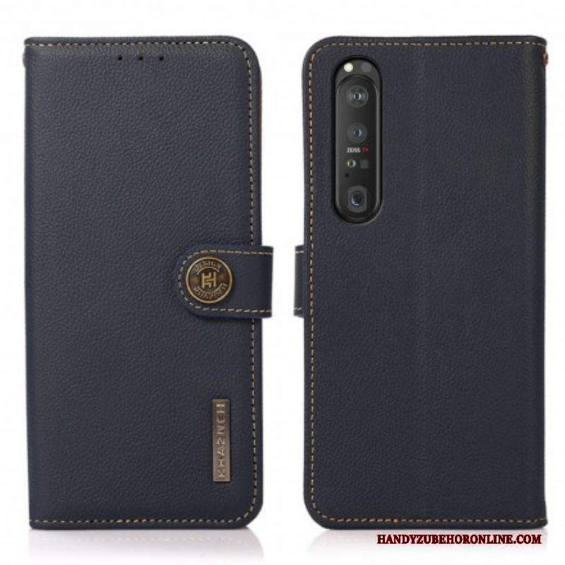 Folio Cover Sony Xperia 1 III Similpelle Khazneh Rfid