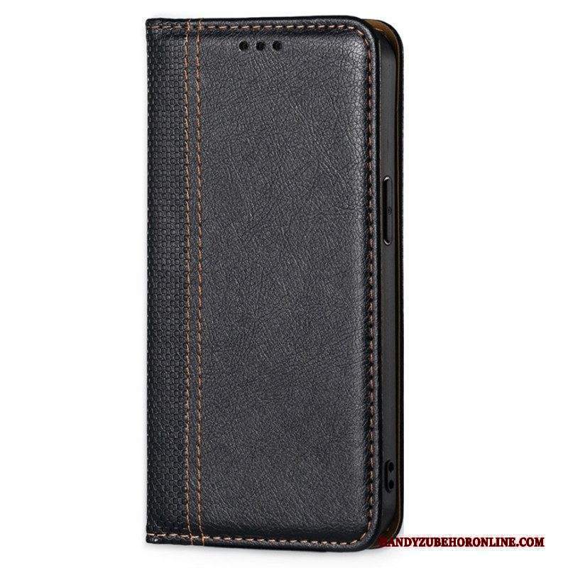 Folio Cover Sony Xperia 1 IV Custodia in pelle Ecopelle Vintage