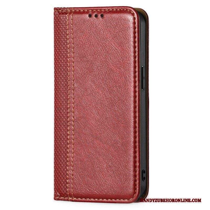 Folio Cover Sony Xperia 1 IV Custodia in pelle Ecopelle Vintage