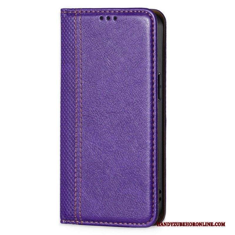 Folio Cover Sony Xperia 1 IV Custodia in pelle Ecopelle Vintage