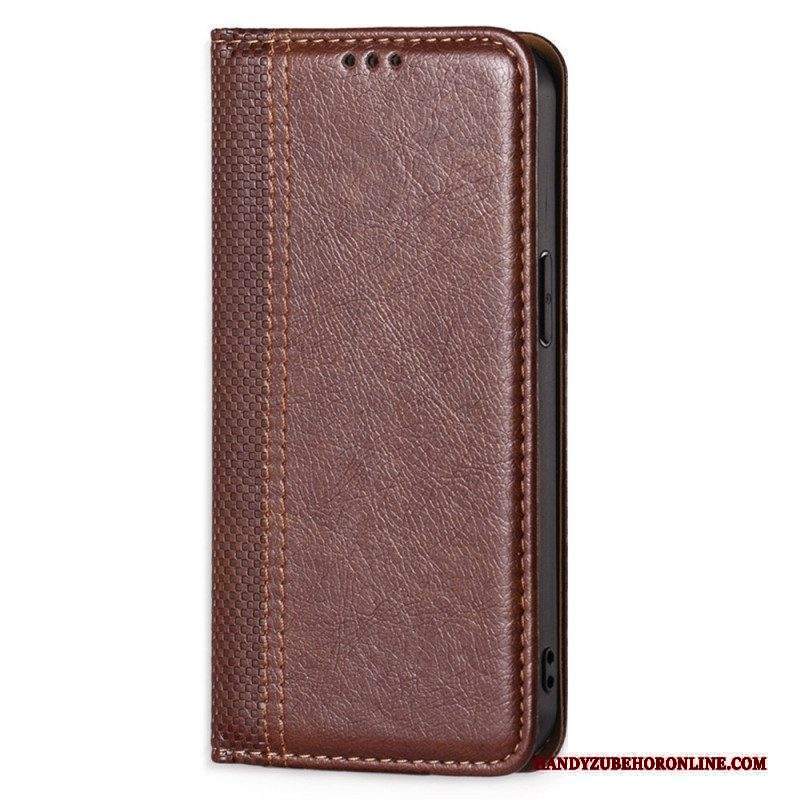 Folio Cover Sony Xperia 1 IV Custodia in pelle Ecopelle Vintage