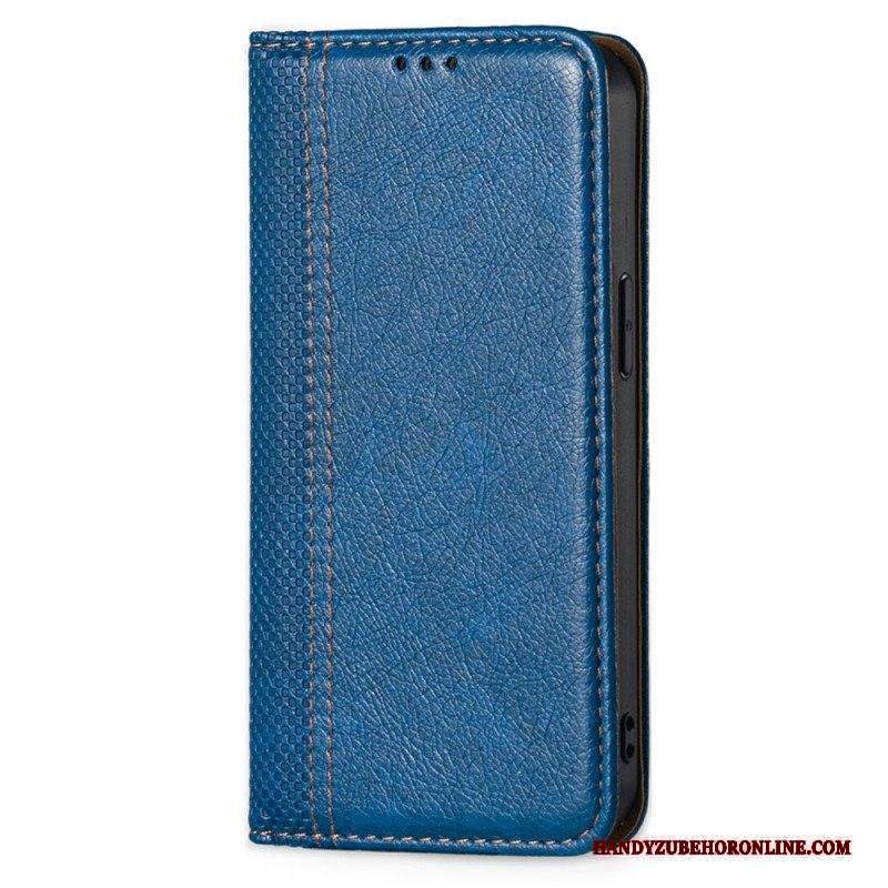 Folio Cover Sony Xperia 1 IV Custodia in pelle Ecopelle Vintage