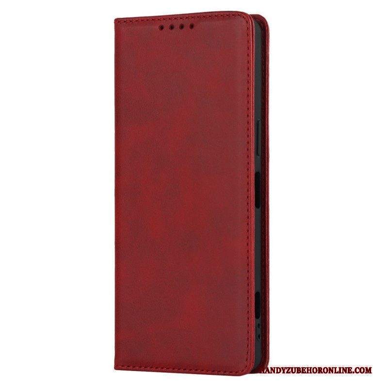 Folio Cover Sony Xperia 1 IV Custodia in pelle Stile Classico