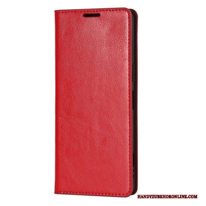 Folio Cover Sony Xperia 1 IV Custodia in pelle Vera Pelle