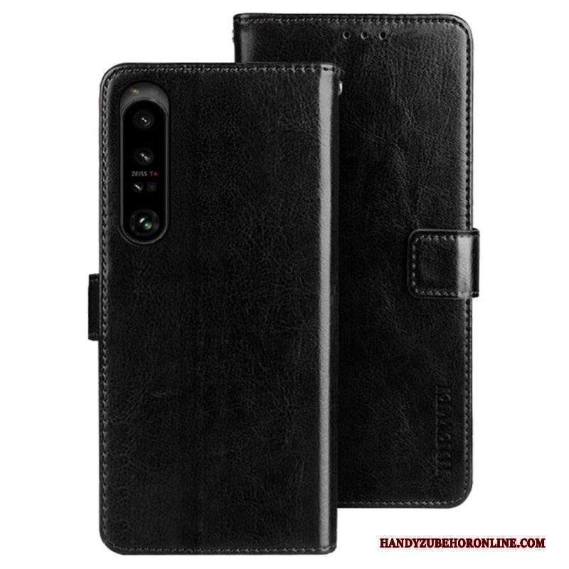 Folio Cover Sony Xperia 1 IV Similpelle Idewei