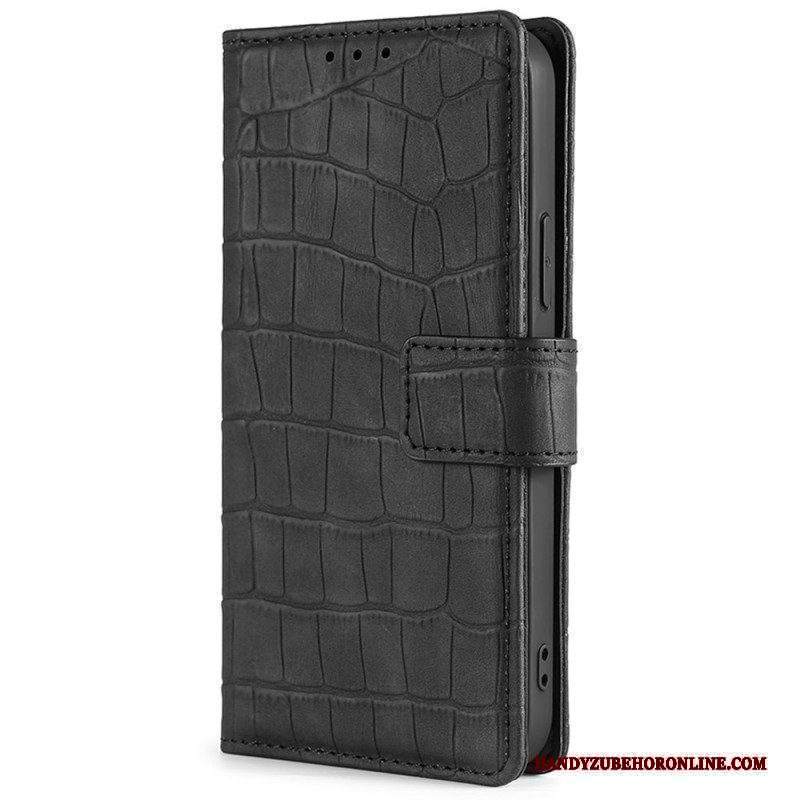 Folio Cover Sony Xperia 1 IV Stile Coccodrillo