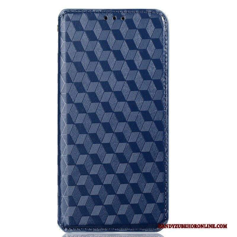 Folio Cover Sony Xperia 10 IV Custodia in pelle Cubi 3d