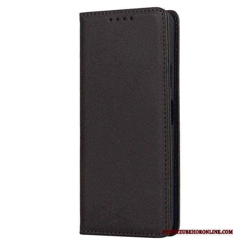 Folio Cover Sony Xperia 10 IV Custodia in pelle Disegno Classico