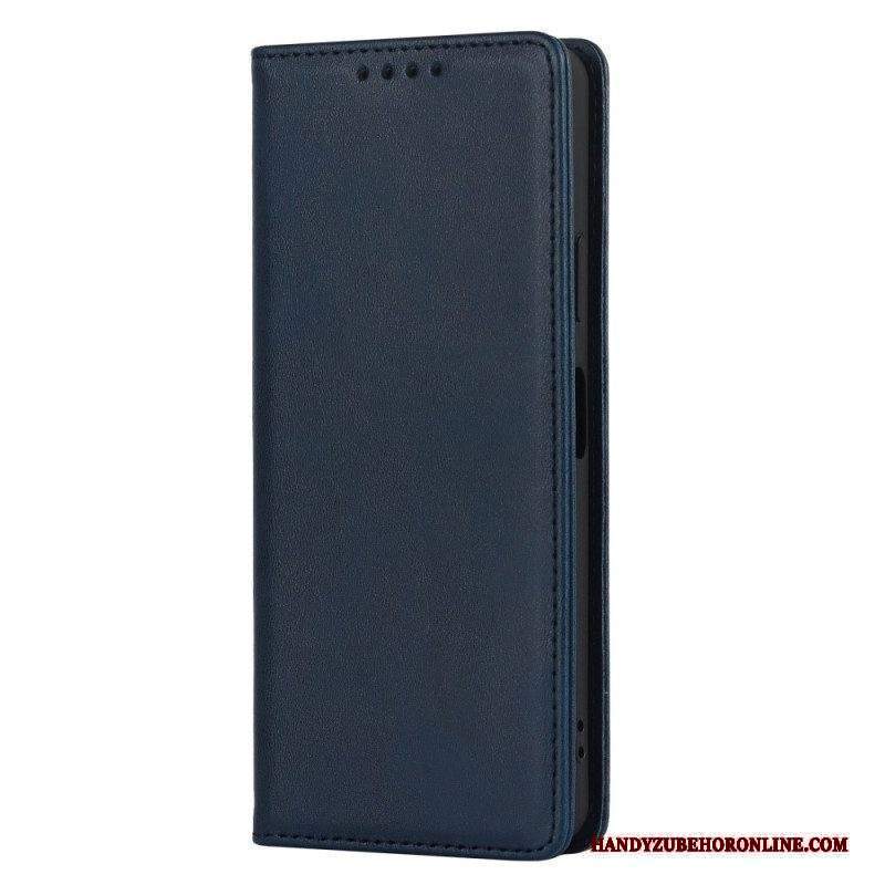 Folio Cover Sony Xperia 10 IV Custodia in pelle Disegno Classico