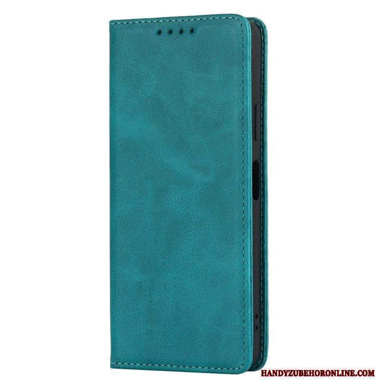 Folio Cover Sony Xperia 10 IV Custodia in pelle Disegno Classico