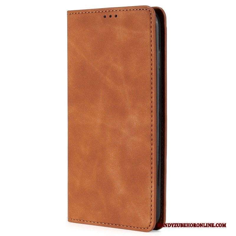 Folio Cover Sony Xperia 10 IV Custodia in pelle Stile Classico