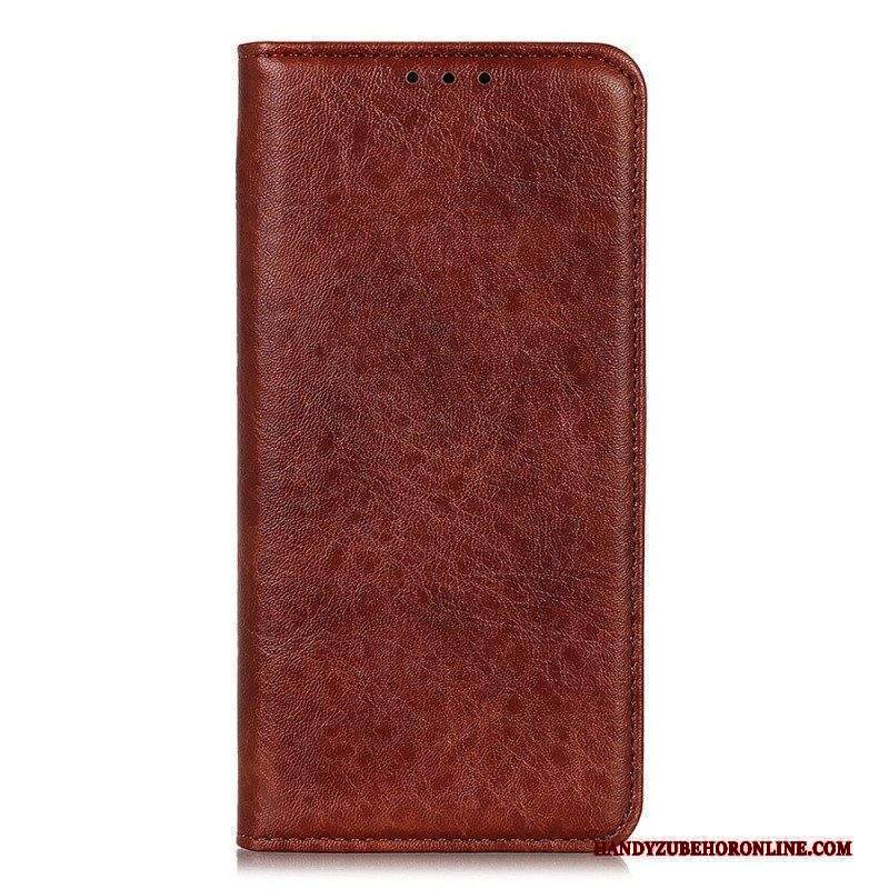 Folio Cover Sony Xperia 10 IV Custodia in pelle Strutturato