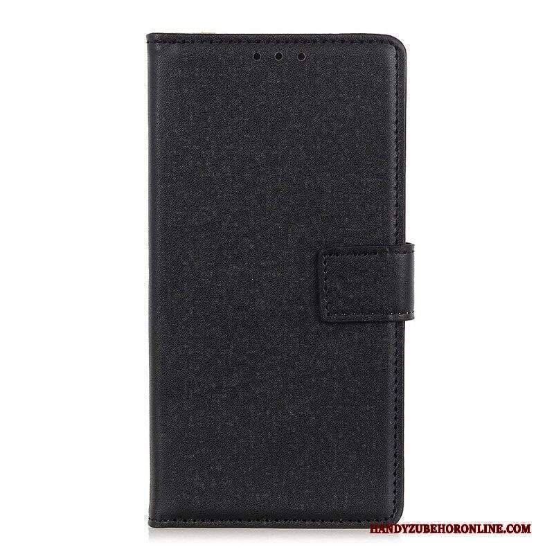 Folio Cover Sony Xperia 10 IV Ecopelle Tinta Unita