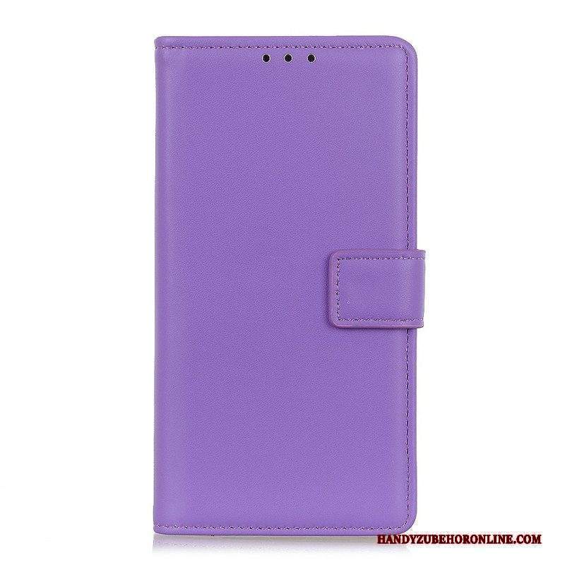 Folio Cover Sony Xperia 10 IV Ecopelle Tinta Unita