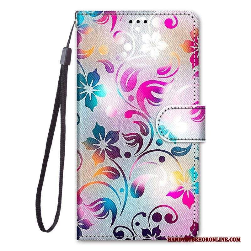 Folio Cover Sony Xperia 10 IV Grafica Con Cordino