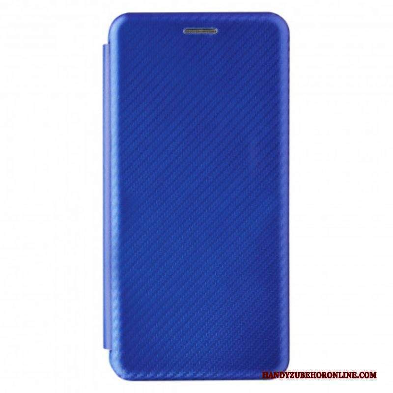 Folio Cover Sony Xperia 5 III Custodia in pelle Silicone Colorato Al Carbonio