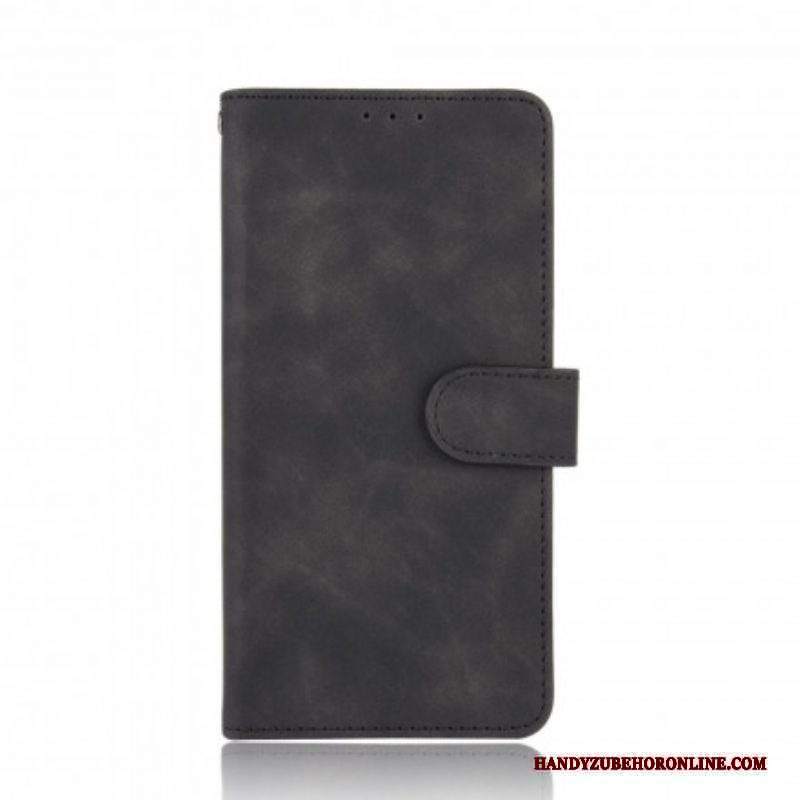 Folio Cover Sony Xperia 5 III Tocco Di Pelle