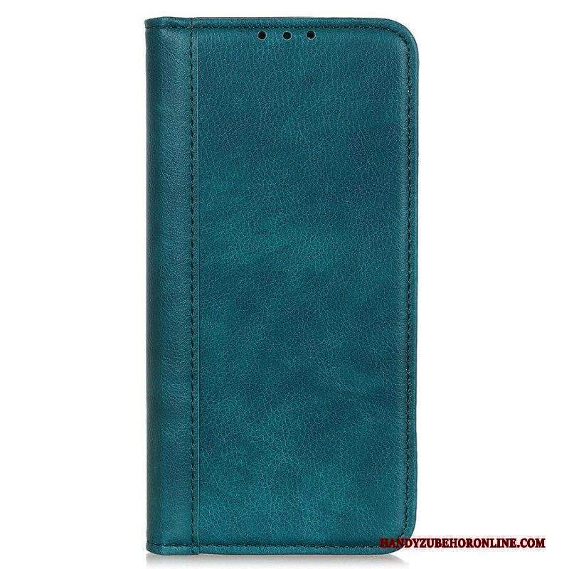 Folio Cover Sony Xperia 5 IV Custodia in pelle Cuoio Spaccato