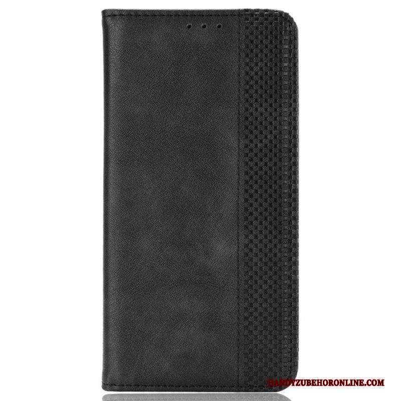 Folio Cover Sony Xperia 5 IV Custodia in pelle Elegante