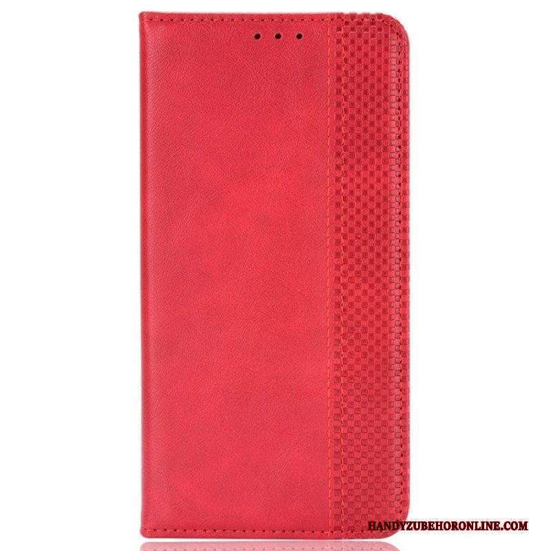 Folio Cover Sony Xperia 5 IV Custodia in pelle Elegante