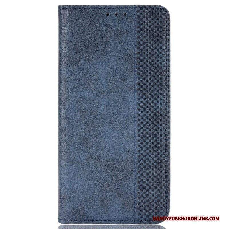 Folio Cover Sony Xperia 5 IV Custodia in pelle Elegante