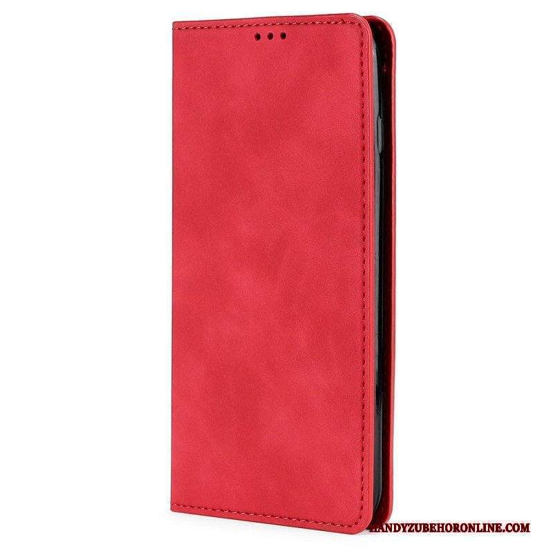 Folio Cover Sony Xperia 5 IV Custodia in pelle Elegante Ecopelle