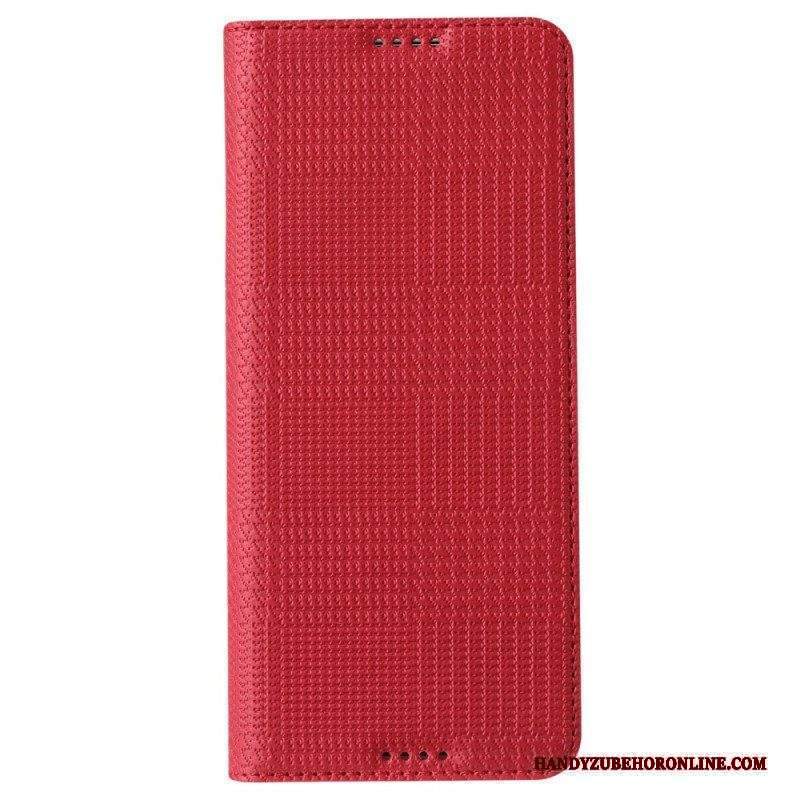 Folio Cover Sony Xperia 5 IV Custodia in pelle Tessuto Vili