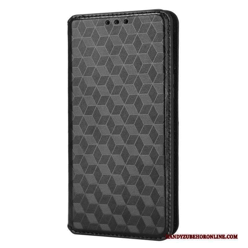 Folio Cover Sony Xperia 5 IV Custodia in pelle Trama 3d