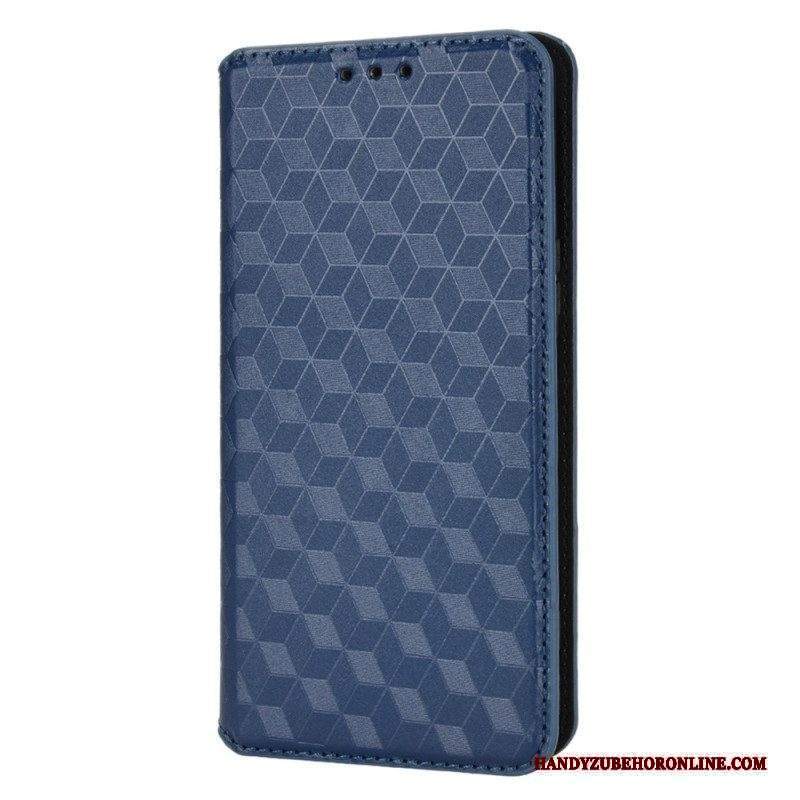 Folio Cover Sony Xperia 5 IV Custodia in pelle Trama 3d