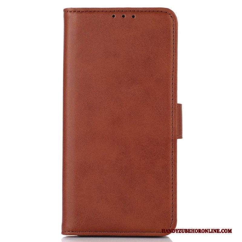 Folio Cover Sony Xperia 5 IV Stile Classico In Pelle