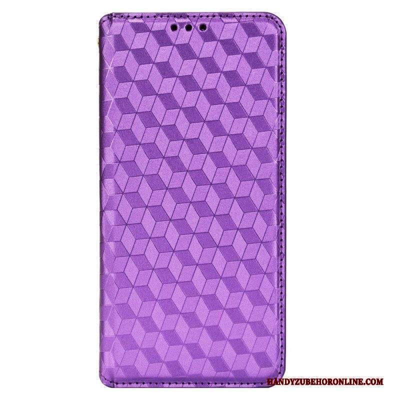 Folio Cover Sony Xperia Pro-I Custodia in pelle Effetto Pelle Diamante