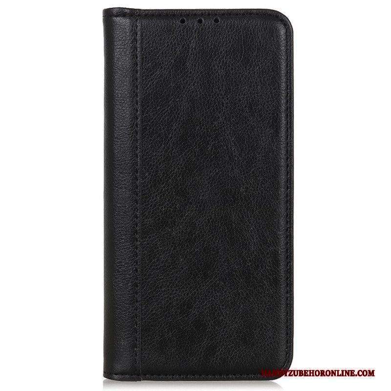 Folio Cover Sony Xperia Pro-I Custodia in pelle Eleganza Split Litchi Leather