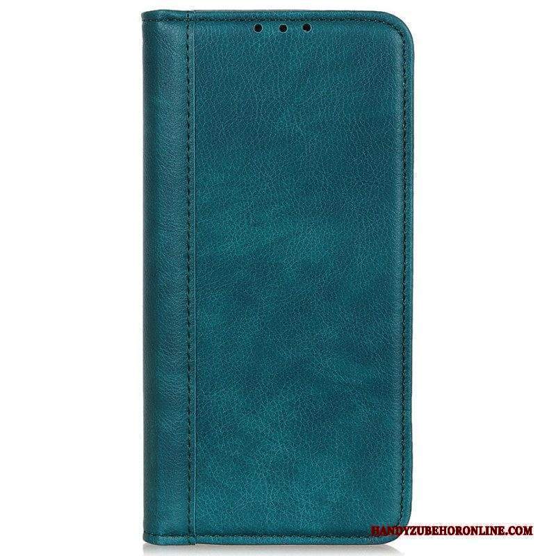 Folio Cover Sony Xperia Pro-I Custodia in pelle Eleganza Split Litchi Leather