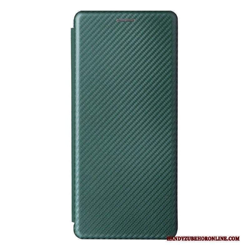 Folio Cover Sony Xperia Pro-I Custodia in pelle Fibra Di Carbonio