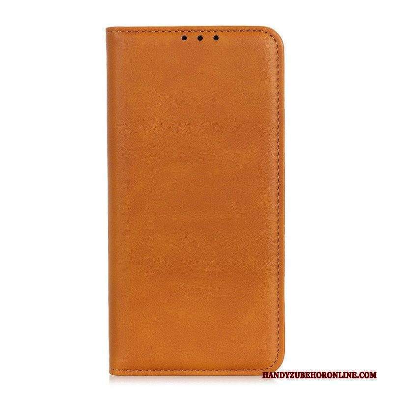 Folio Cover Sony Xperia Pro-I Custodia in pelle Pelle Crosta Eleganza