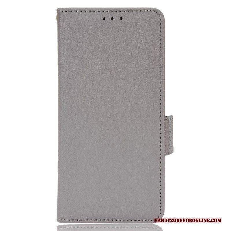 Folio Cover Sony Xperia Pro-I Effetto Pelle Litchi Premium