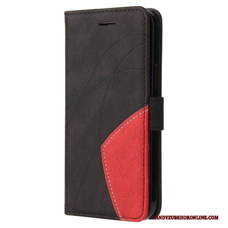 Folio Cover Xiaomi 12 / 12X Cinturino Bicolore