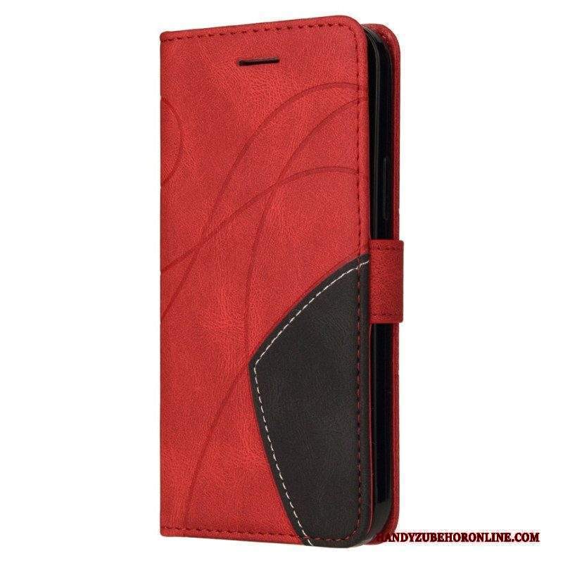 Folio Cover Xiaomi 12 / 12X Cinturino Bicolore