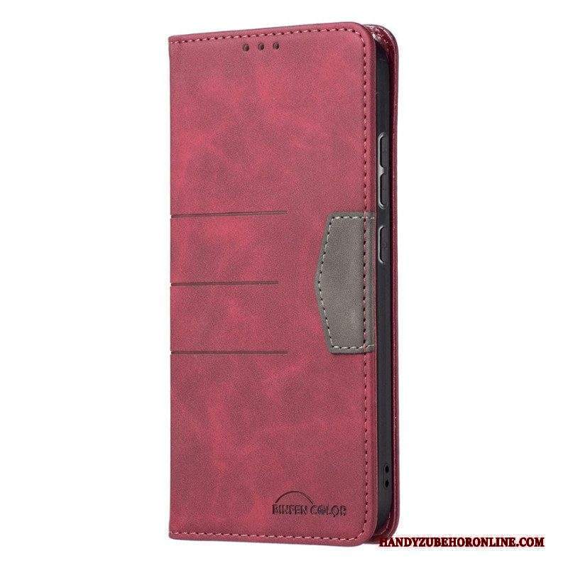 Folio Cover Xiaomi 12 / 12X Custodia in pelle Colore Binfen