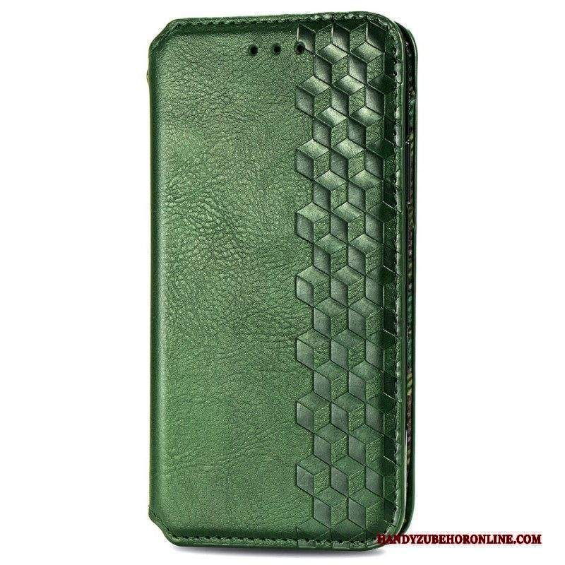 Folio Cover Xiaomi 12 / 12X Custodia in pelle Struttura Del Diamante