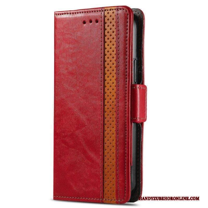 Folio Cover Xiaomi 12 / 12X Doppia Chiusura Bicolore