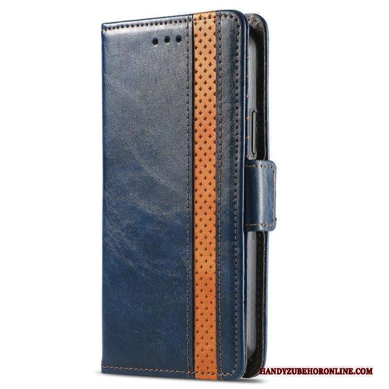 Folio Cover Xiaomi 12 / 12X Doppia Chiusura Bicolore