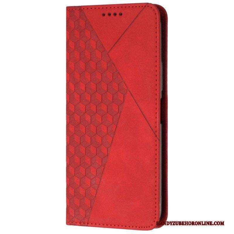 Folio Cover Xiaomi 12 Lite Custodia in pelle Modello In Pelle Stile 3d